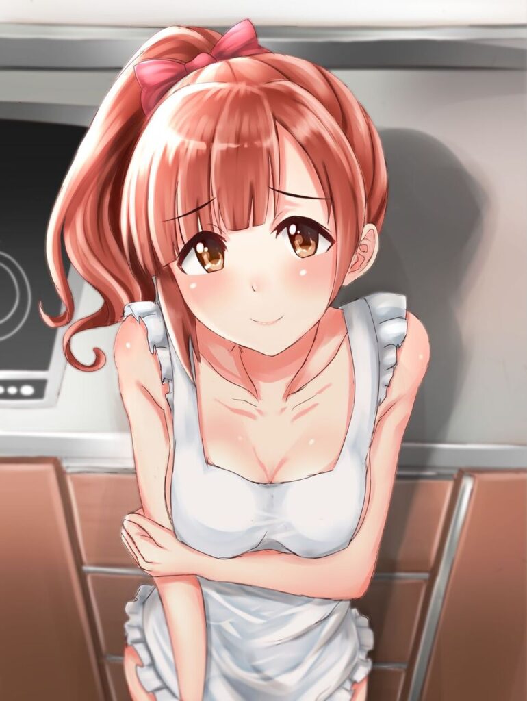 裸エプロンのエロ画像 8