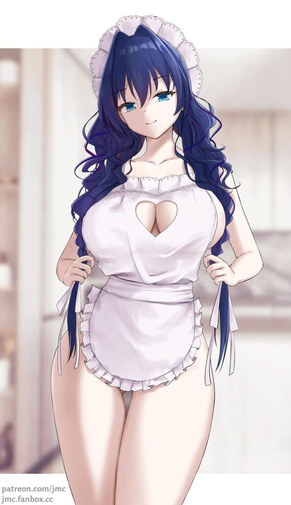 裸エプロンのエロ画像 8