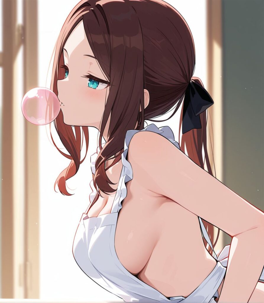 裸エプロンのエロ画像 17