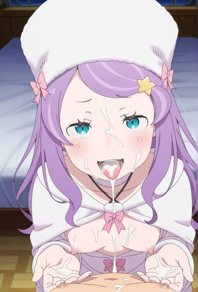 紫髪のエロ画像 12