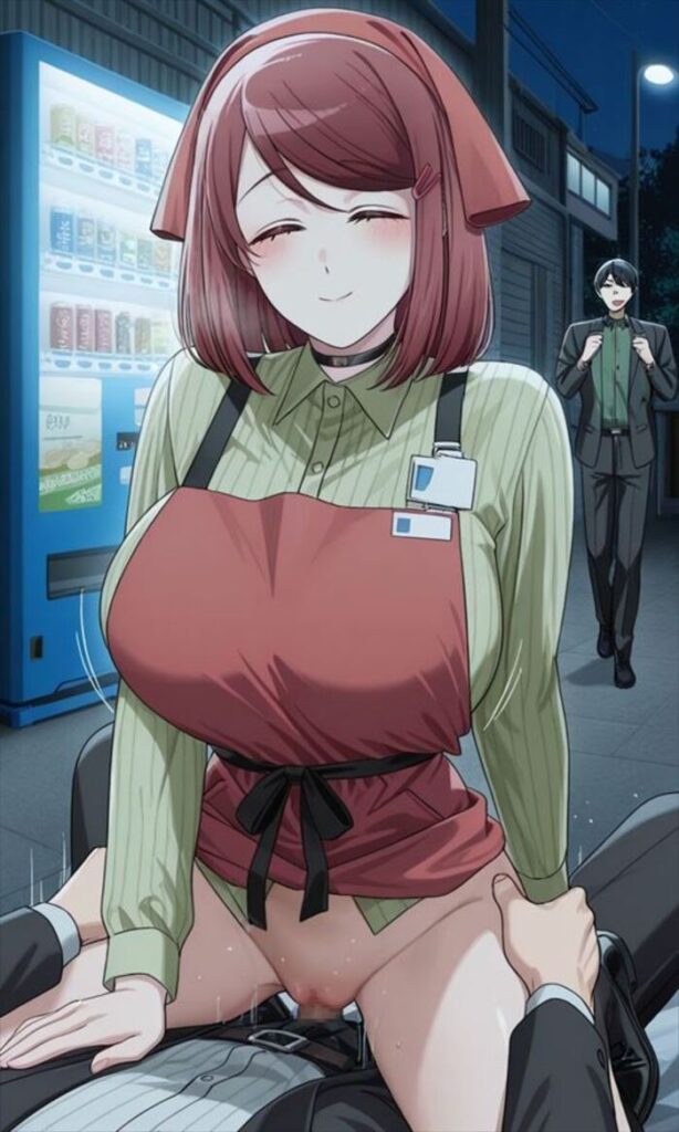 スーパーの裏でヤニ吸うふたりのエロ画像 6
