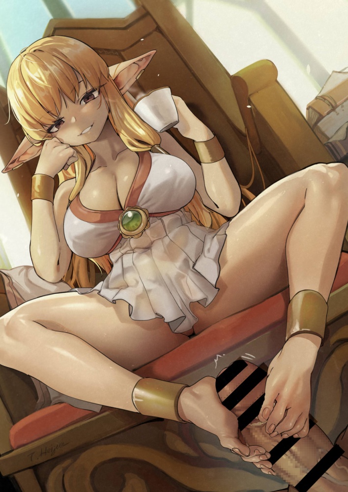 足コキのエロ画像 9