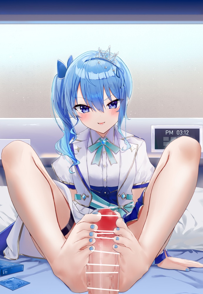 足コキのエロ画像 4