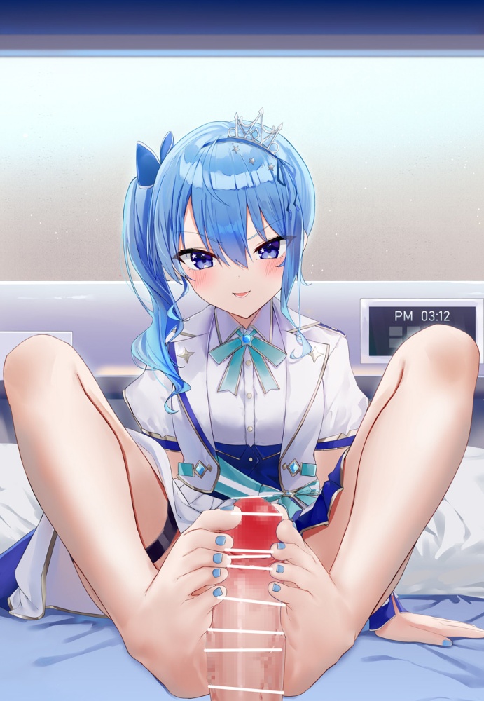 足コキのエロ画像 5