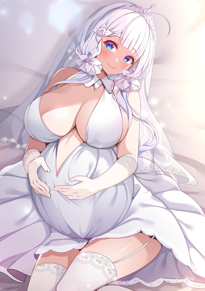ボテ腹のエロ画像 12