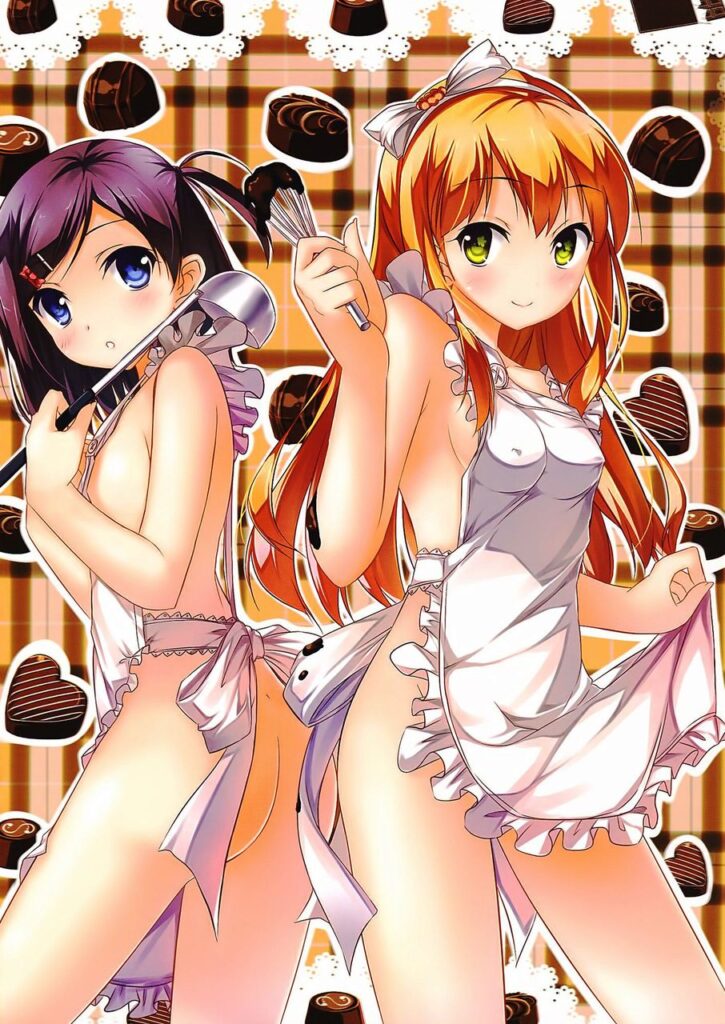 裸エプロンのエロ画像 6