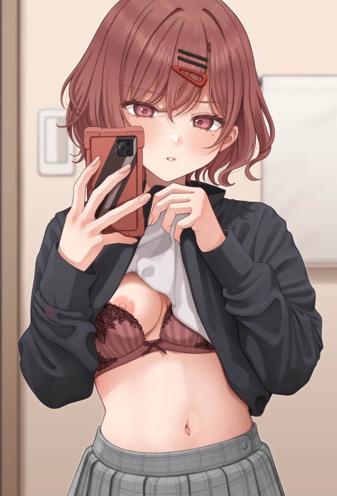 自撮りのエロ画像 1