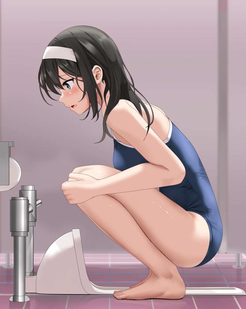 うんこ座りのエロ画像 13