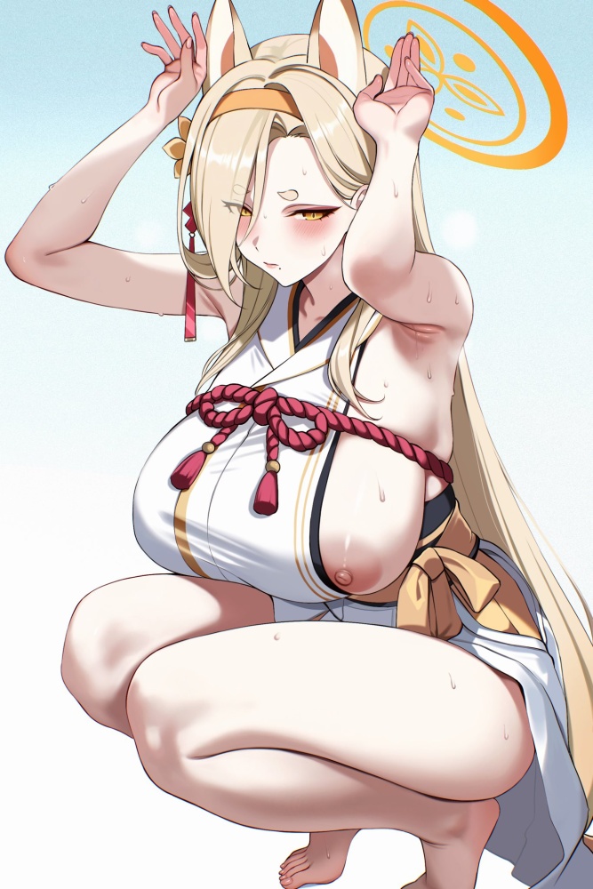 うんこ座りのエロ画像 16