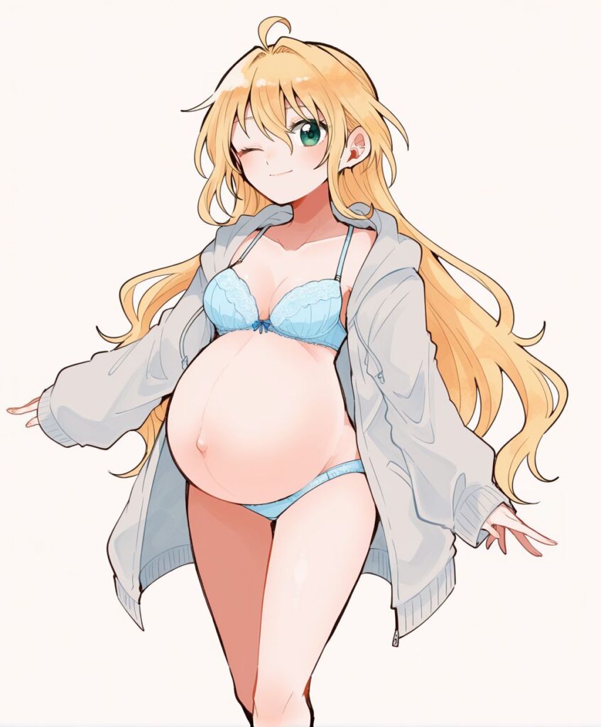 ボテ腹のエロ画像 17