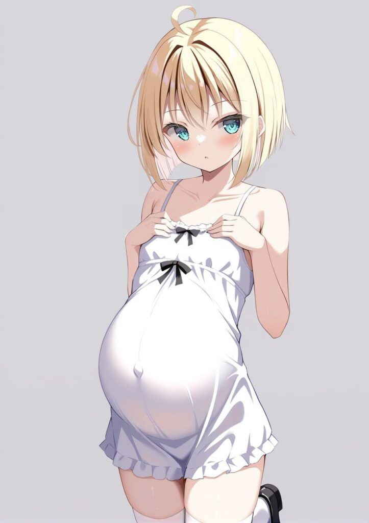 ボテ腹のエロ画像 13
