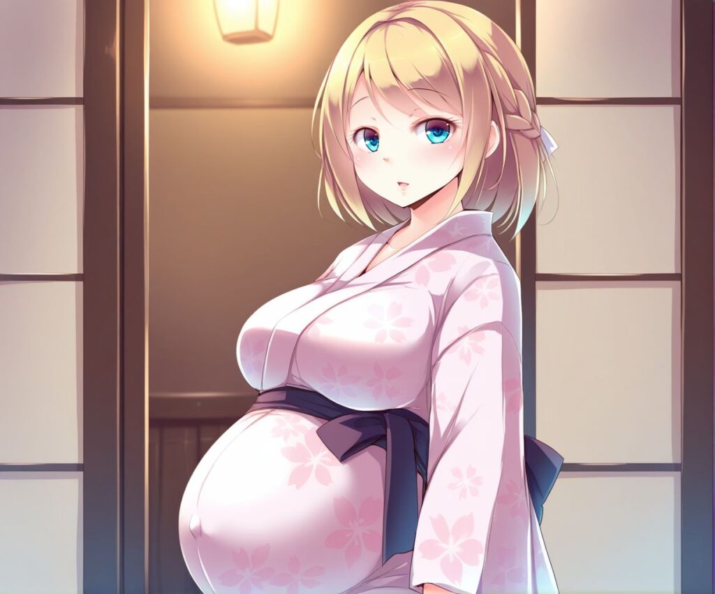 ボテ腹のエロ画像 2