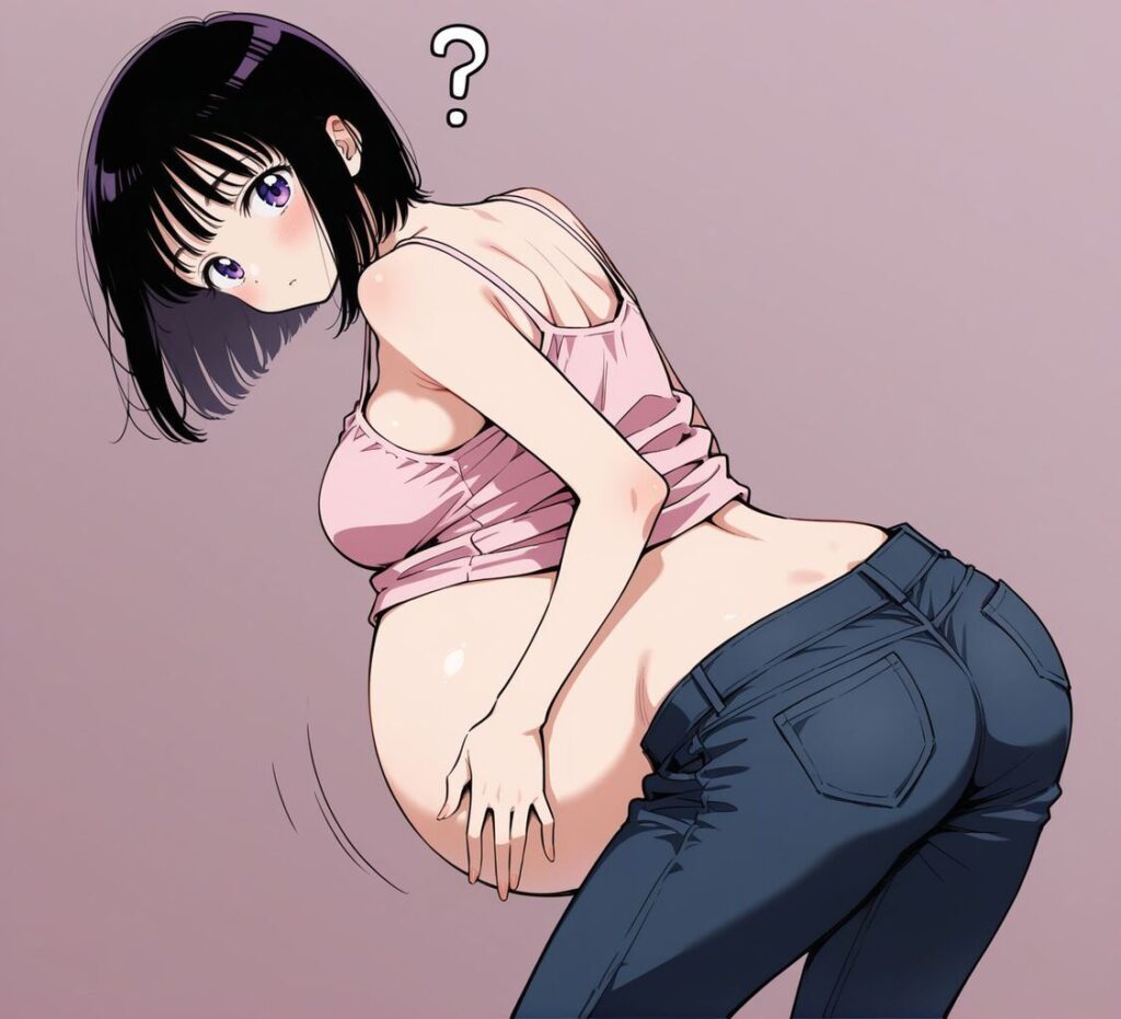 ボテ腹のエロ画像 4
