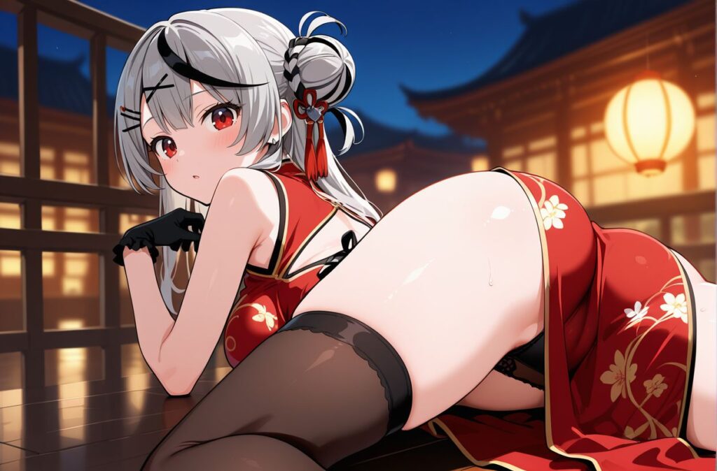 チャイナドレスのエロ画像 12