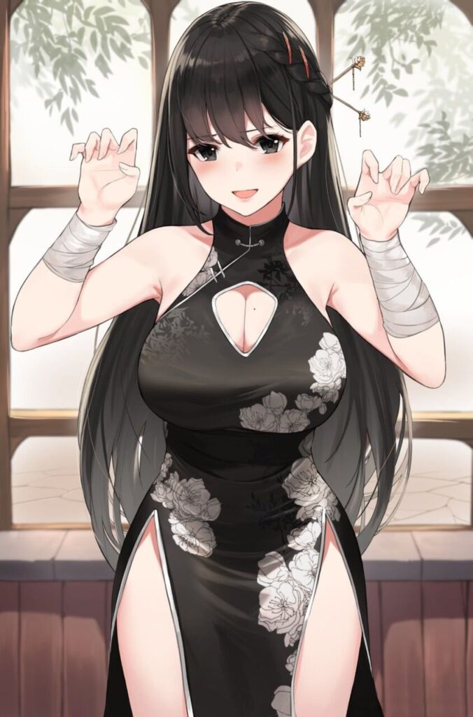 チャイナドレスのエロ画像 18