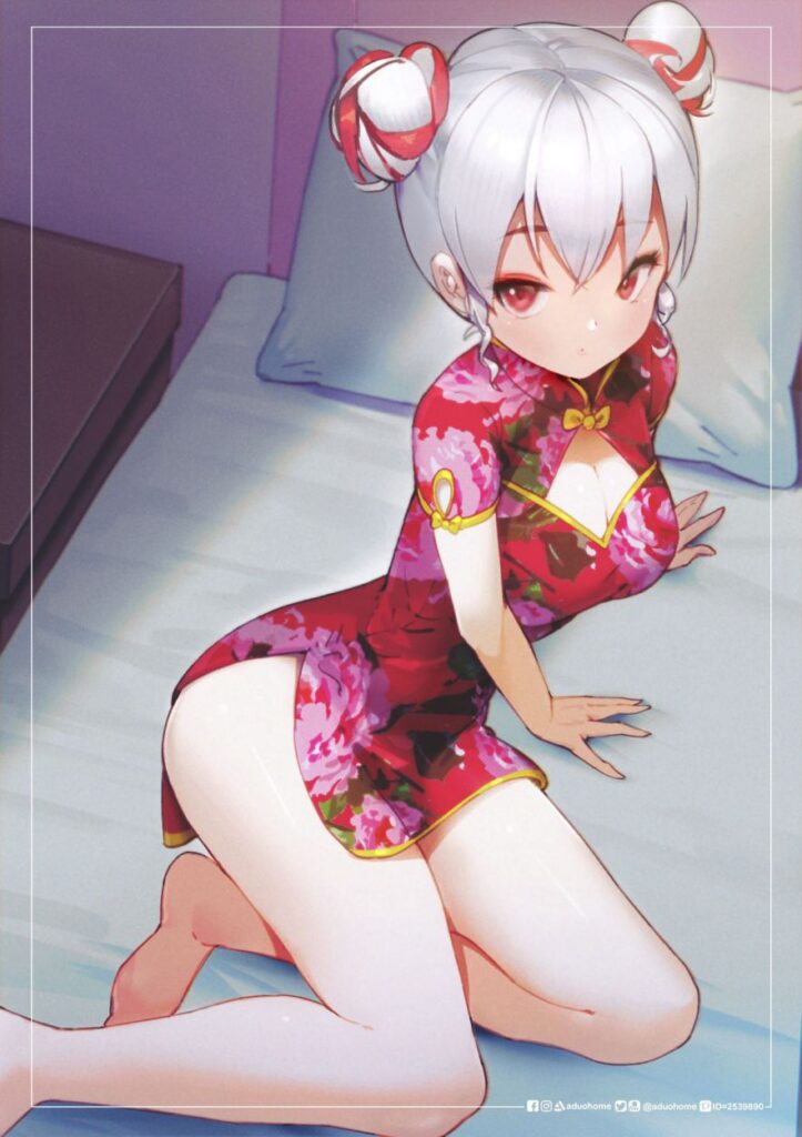 チャイナドレスのエロ画像 1