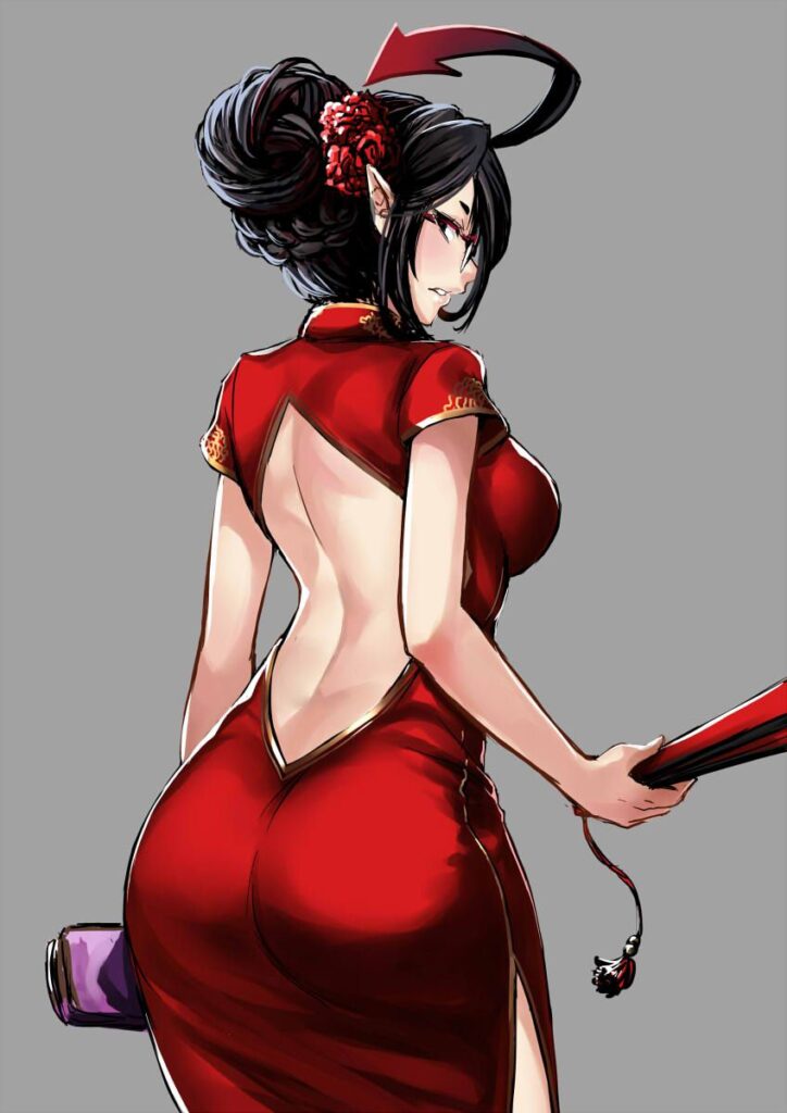チャイナドレスのエロ画像 19