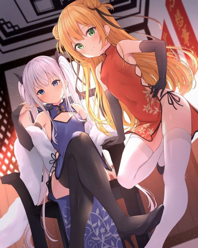チャイナドレスのエロ画像 4