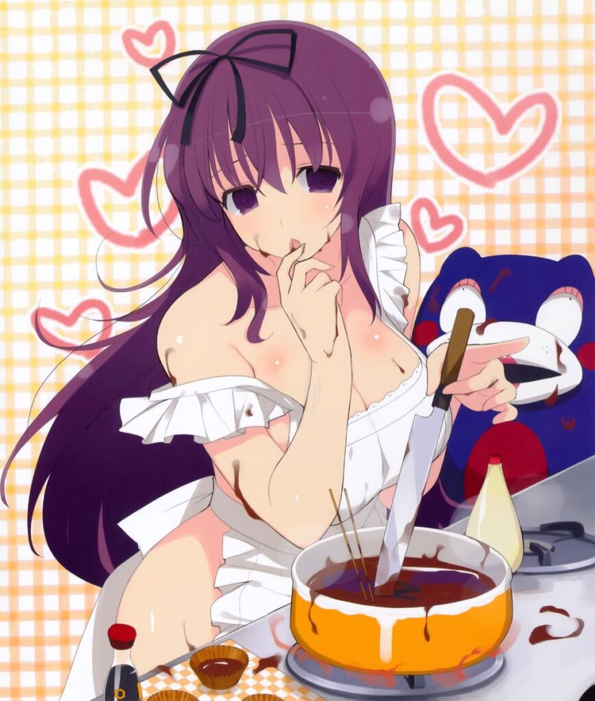 裸エプロンのエロ画像 19