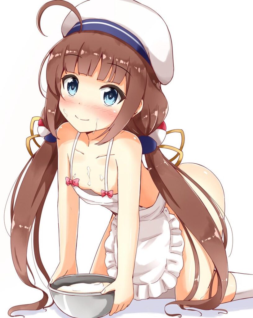 裸エプロンのエロ画像 20