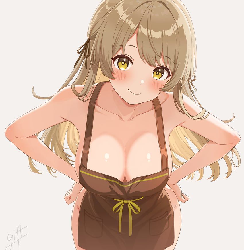 裸エプロンのエロ画像 14