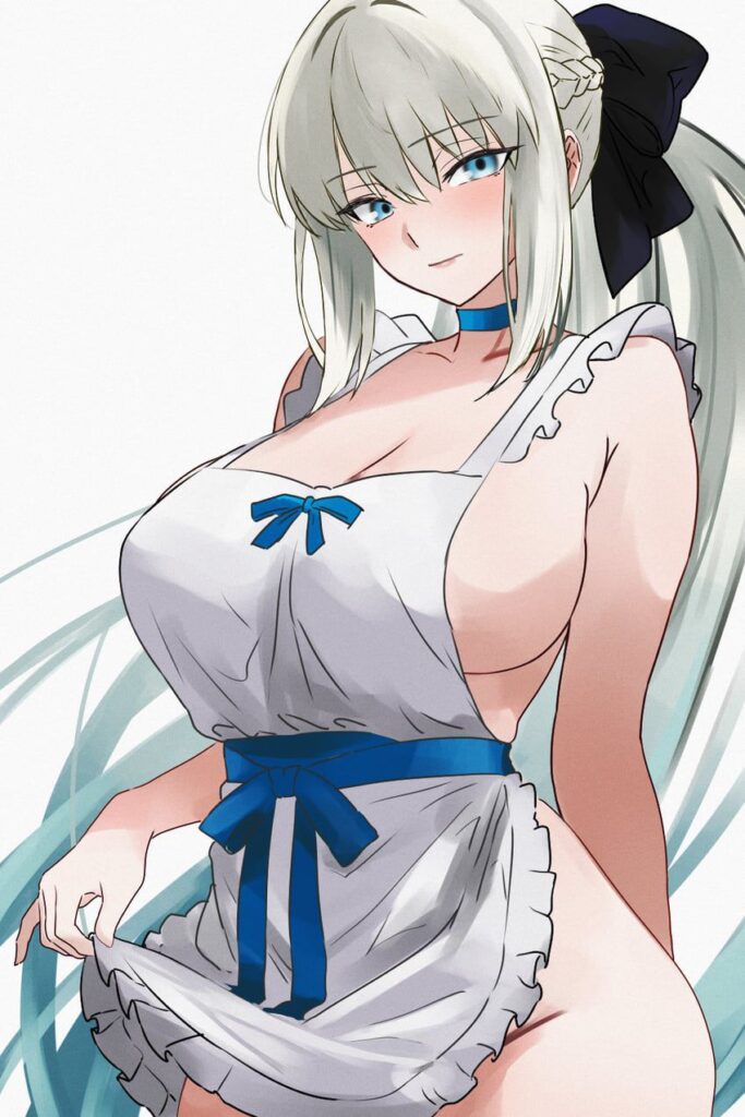 裸エプロンのエロ画像 15