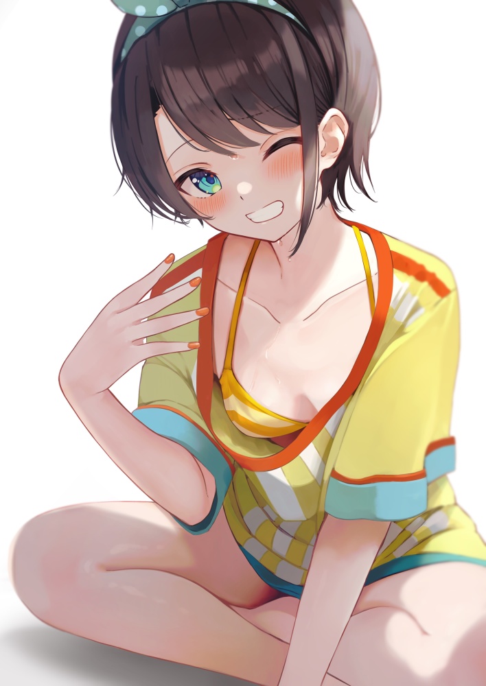 胸チラのエロ画像 20